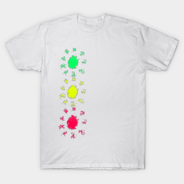 3 suns, 3 colors T-Shirt by Eddga